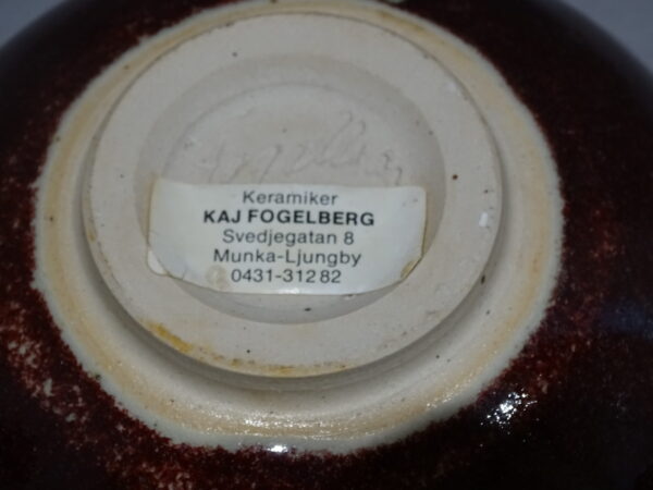 Kaj Fogelberg skål – Bild 6