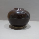 Leif Svensson vase m. oilspot glasur
