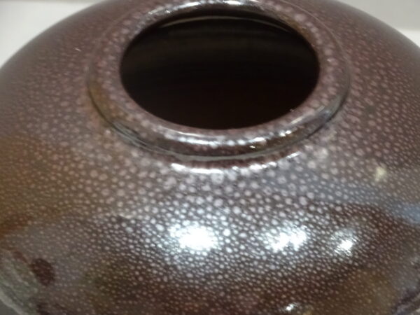 Leif Svensson vase m. oilspot glasur – Bild 4
