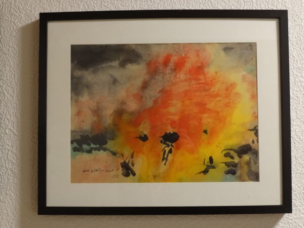 Marsk akvarel af Uwe Gideionsen Hansen – Bild 2