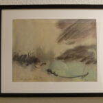 Marsk akvarel af Uwe Gideionsen Hansen