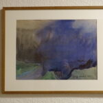 Marsk akvarel af Uwe Gideionsen Hansen