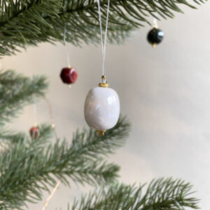 KAZURI Julekugle Hvid