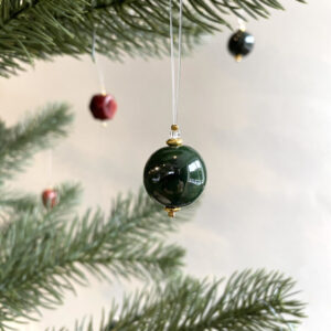 KAZURI Julekugle Grøn