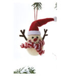 Snemand i uld med snor