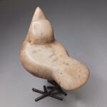 Huset ved Havet stenfugl med stålben, sand - Billede 5