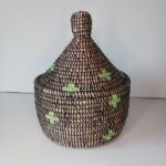 Senegal kurv m. højt låg, medium