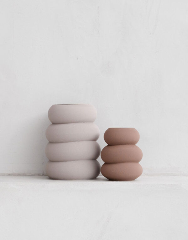 recozy+ vase model FLOW - Sand farvet - Billede 5