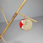 Håndlavet fairtrade tromme fra Bolivia - Billede 3