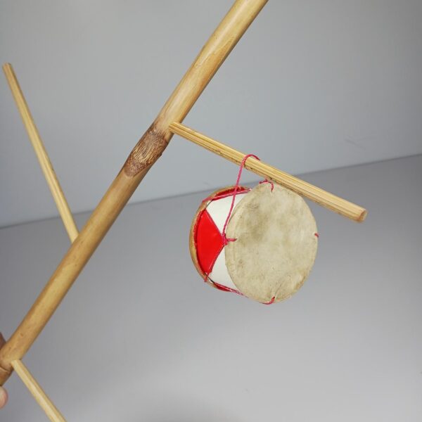 Håndlavet fairtrade tromme fra Bolivia - Billede 3