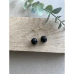 KAZURI Unika ørehænger - Black