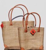 Madam Græskar bast kurvetaske - Sandfarvet