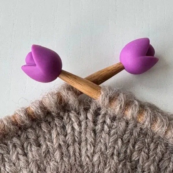 Maskestopper – Tulipan, lilla - Billede 2