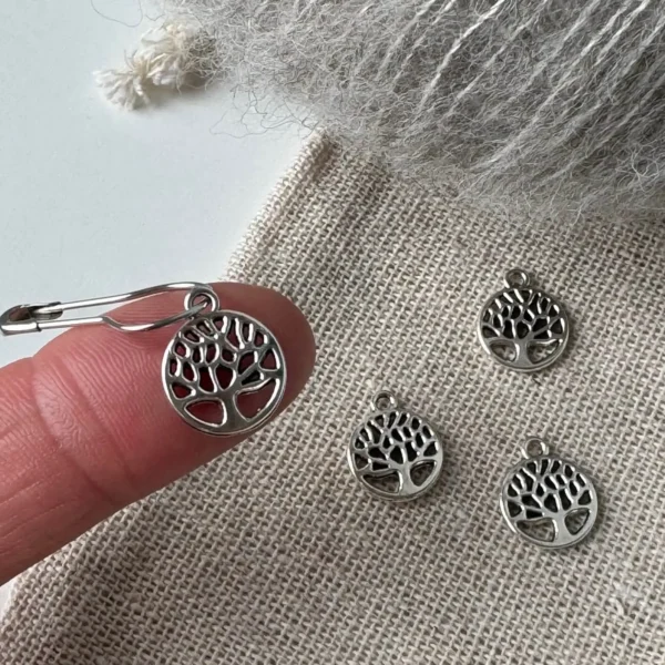 Maskemarkør i metal - Livets træ - Billede 2