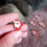 Maskemarkør i metal - Julemand