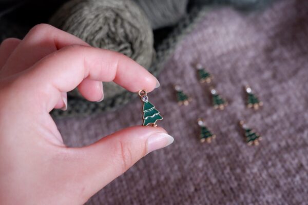 Maskemarkør i metal - Juletræ – Bild 2