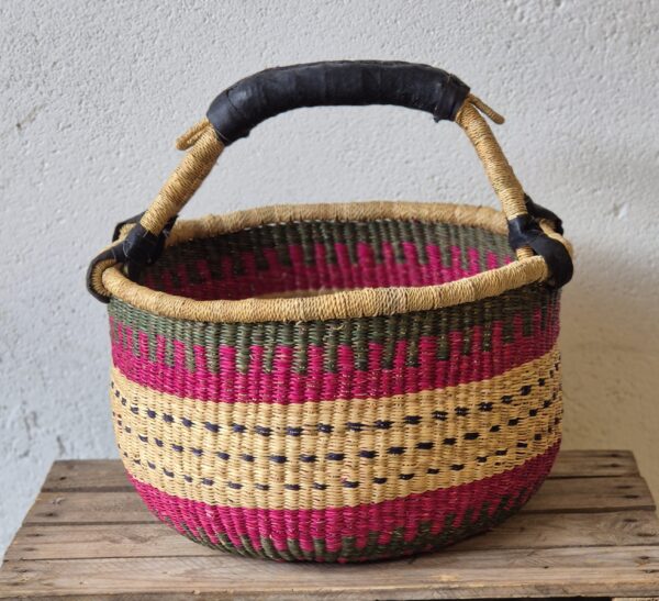 Bolga Rund kurv Ø 34cm - Billede 3